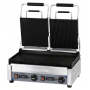 Dubbele Panini Grill Premium | Glad/Glad & Geribbeld/Geribbeld met timer