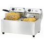 Electric deep fryer 2 x 7L