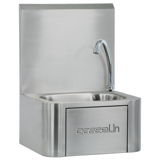 Lavabo con comando femorale acciaio inox Premium