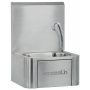 Lavabo con comando femorale acciaio inox Premium
