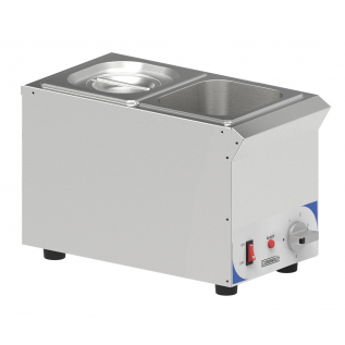 Bain marie for sauce 2 x GN 1/6 - Compact