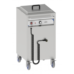 Mobile heated plate lowerator