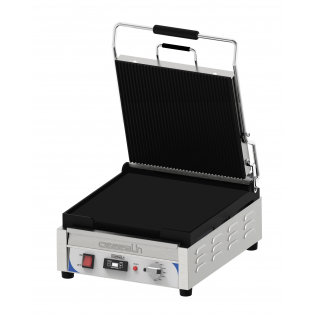 Grill panini XL Premium Rainurée - Lisse avec minuteur