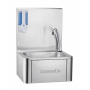 Lavabo con comando femorale acciaio inox