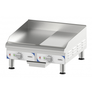 Plaque à snacker large Rainurée - Lisse