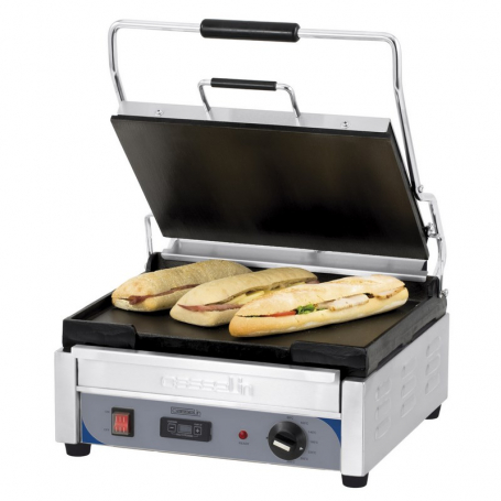 Grade B - Grill Panini Grand Premium Lisse - Lisse avec minuteur