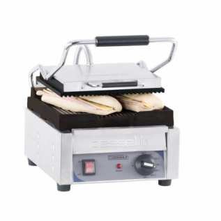 Grade B - Grill Panini Petit Premium Rainurée - Lisse
