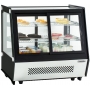 Refrigerated display case double sliding doors 125L