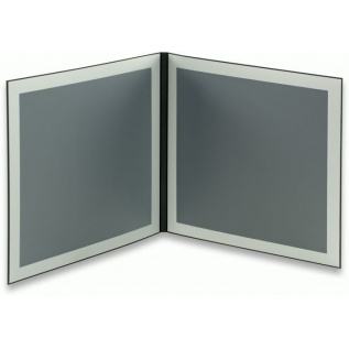 Carte des desserts Tendance noir 2 vues