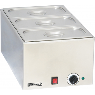Bain-Marie met 3 x GN 1/3