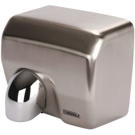 Hand dryer steel with nozzle