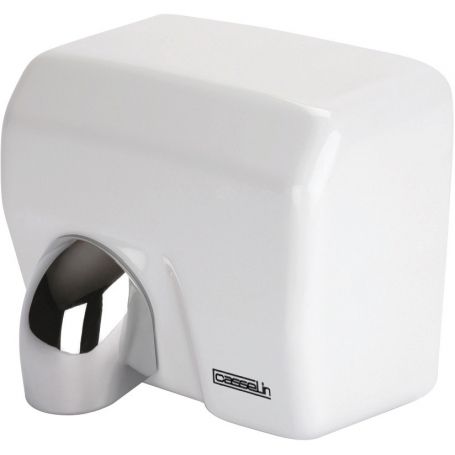 Hand dryer white with nozzle