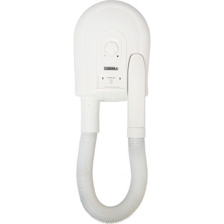 Hair dryer with thermostat