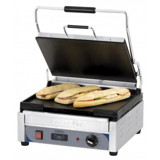 Panini Grill L - Premium - Glatt / Glatt mit Timer